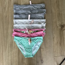 Victoria's Secret Panties Lot of 8 NWT Bikini Hipster Cotton Logo Size M