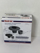Neodrain Shower Drain Base 2 Inch Waterproof Membrane Coupling Black
