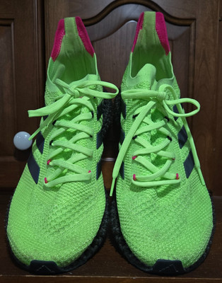 Adidas 4D FWD Green & Black Running Shoes (Q46445) - Men Size 14 - Lightly Worn