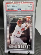 2012 Panini Prizm Bryce Harper RC #152 PSA 9 Mint Rookie Card Nationals. rookie card picture