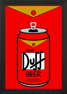 Drink A Cold Beer Kunst Gerahmtes Wandbild Poster Leinwanddruck Bild