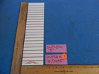 blank title strips 45 rpm Duplex title strips - 25 sheets = 250 strips (#1)