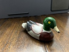 Ceramic Painted Mallard 5" long x 2.5" tall
