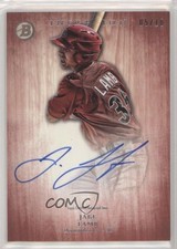 2014 Bowman Inception Prospect Auto Red 5/10 Jake Lamb #PA-JL Auto 3i6