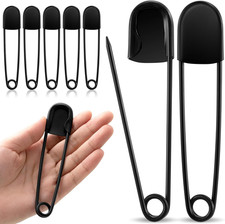 5 Pcs Large Safety Pins 5 Inch Jumbo Stainless Steel Safety Pins Heavy Duty Huge