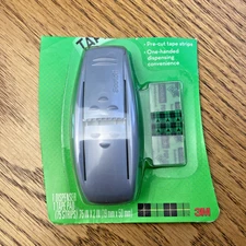 3M Scotch Pop-Up Handband One Hand Dispenser  Refill Pre-Cut 75 Tape Strips Grey