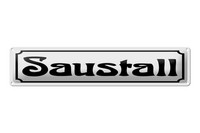 Blechschild Hinweis 46X10 Cm Saustall Schild