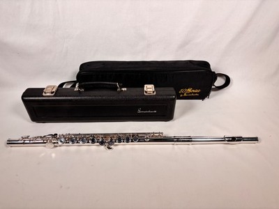 Gemeinhardt 52SP Silver Plated Flute 50 Series M27881 w/ Hard Case & Bag USA