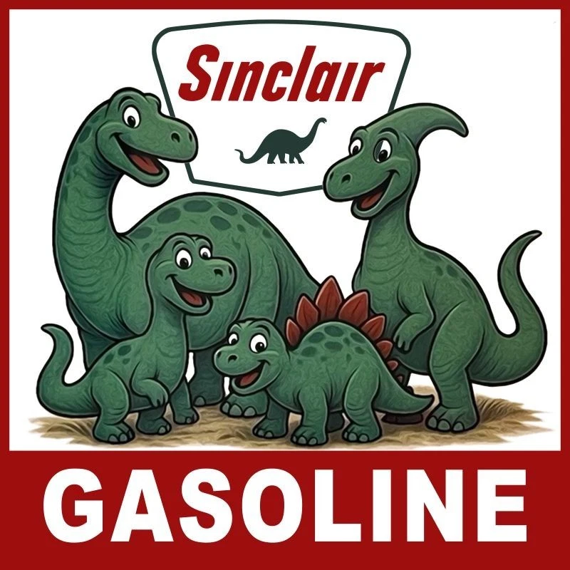 お値下げ！　ほぼ新品　Dino SERVICE 看板 sinclair dinosaur sign products for sale | eBay