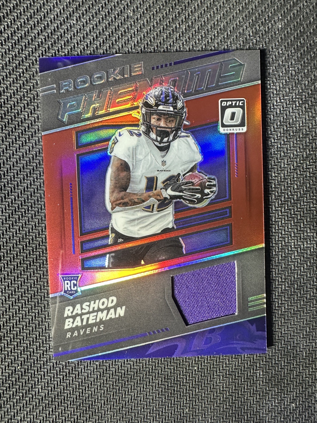 2021 Panini Donruss Optic - Rookie Phenoms Rashod Bateman #RP-10 Red Prizm 