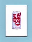 DIET COKE  *2X3 FRIDGE MAGNET* REFRESHMENT SODA VINTAGE ANTIQUE POP COCA COLA