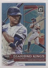 2022 Donruss Optic Diamond Kings Carolina Blue Prizm 43/50 Giancarlo Stanton 0c6