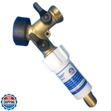 Freeze Miser® and 2-Way Y Valve Shut-Off ¾ Inch Brass Hose Connector