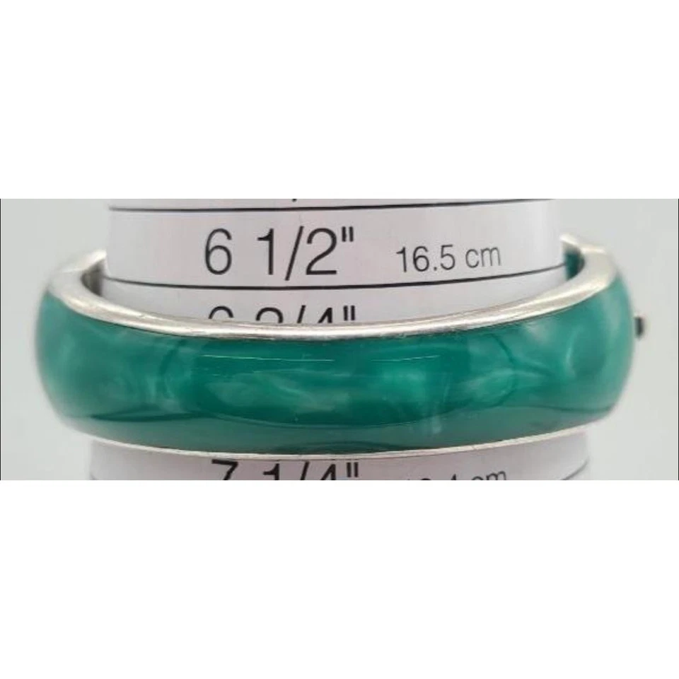 Pulsera modernista ANDREW HAMILTON CRAWFORD 925 plata verde azulado vid botánica Foto 3 de 4