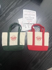 Trader Joes Micro Tote with Grocery Bag 2 in 1 (PAIR)