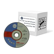  6 Inch Cut Off Wheels - Aluminum Oxide Self Sharpening for Metal and Steel - 