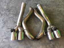 05-08 Corvette C6 Axle Back Exhaust Oval Tips C0 0830