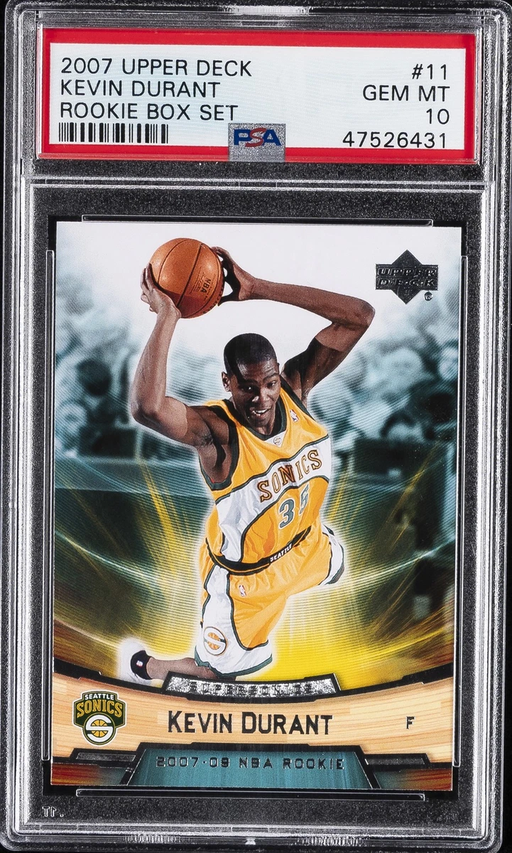 Kevin Durant Basketball Grade 10 Rookie Sports Trading Cards