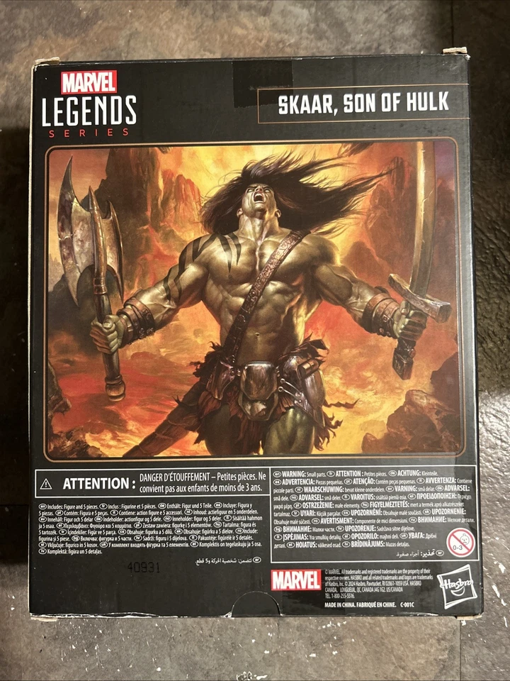 Figura de acción Marvel Legends 85 aniversario 6IN Skaar 2024 Hasbro Foto 3 de 4