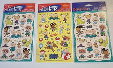 3 Pkgs. 1997 Nickelodeon RUGRATS Stickers 12 Sheets American Greetings NIP