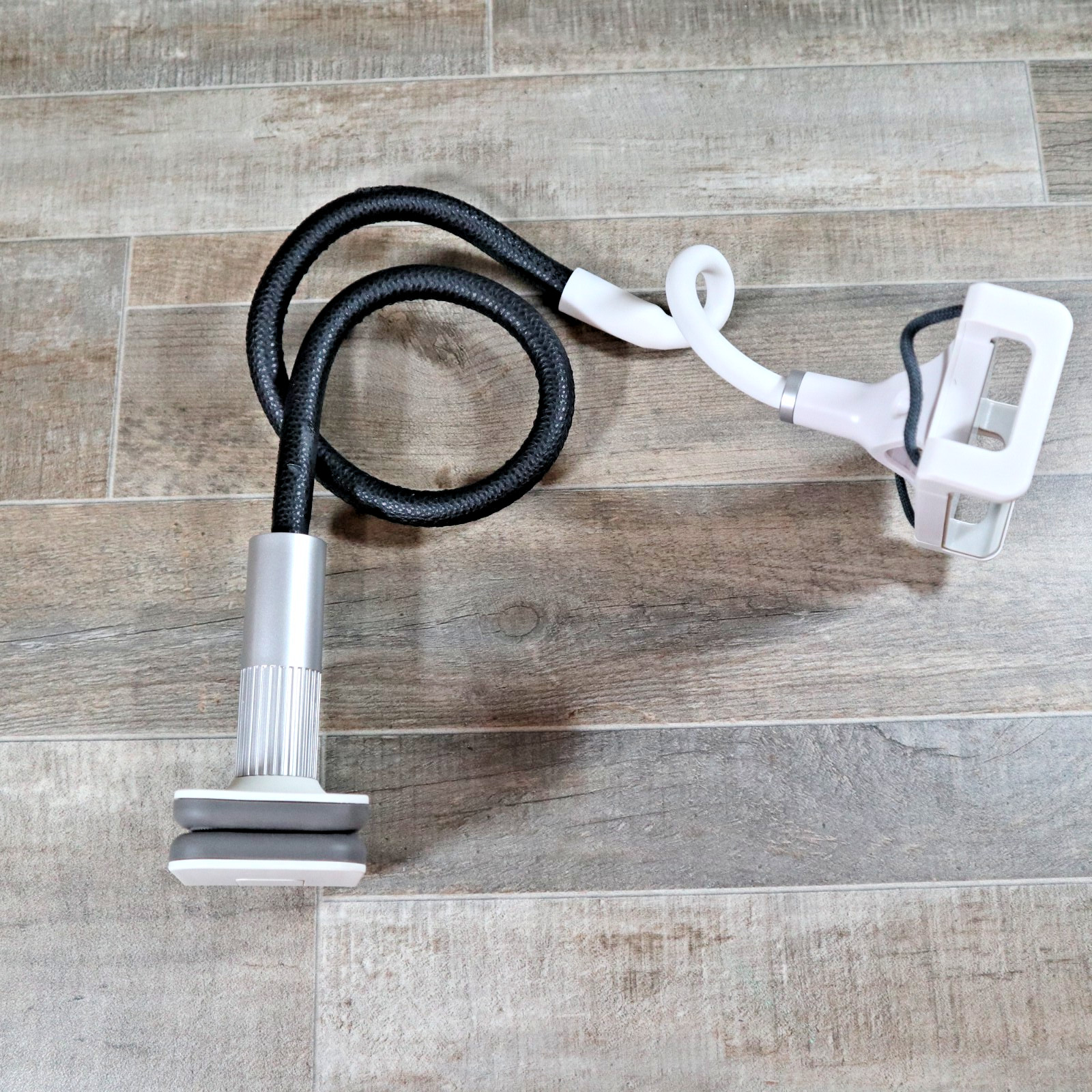 Lamicall Gooseneck Tablet Holder LS 02 Flexible Arm Clip Table Mount Stand Black