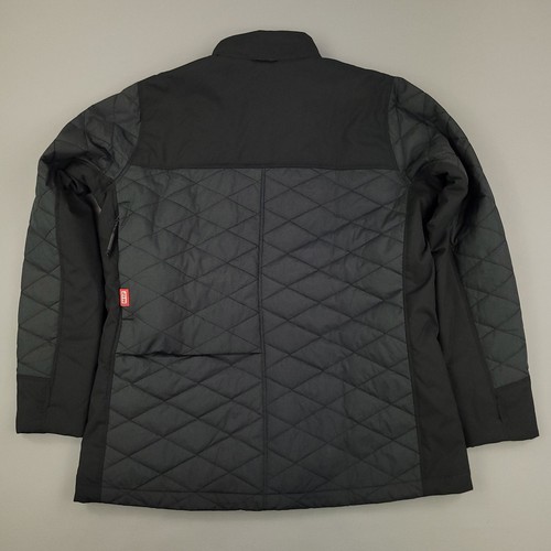 Milwaukee Heated Jacket Mens Large Black M12 Dual Heat Charger Gear Work Outdoor - Picture 13 of 16