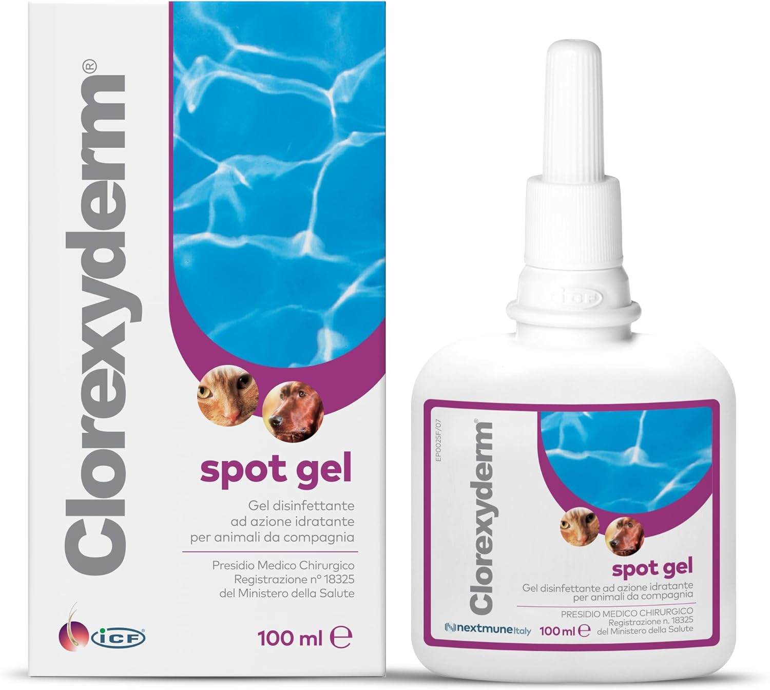 Offerta Clorexyderm Spot Gel 100ml | Miglior Prezzo Gel Pet | ICF