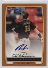 2012 Bowman Retail Prospect Auto Orange 52/250 Robbie Grossman #BPA-RG Auto 0v1