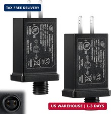 2PCS Replacement Yard Inflatable Adapters,Low Voltage Transformers US Plugs