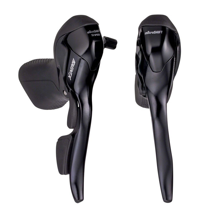 microSHIFT ADVENT X 1x10 Drop Bar Shifter Set | Aluminum Components & Wide Gear