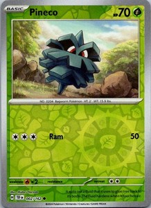 Pineco 002/162 Temporal Forces Reverse Holo