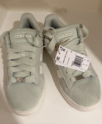 adidas Grand Court Linen Green/Off White Suede Sneaker Women JH8670