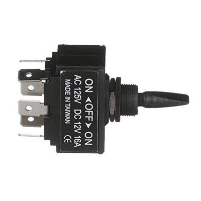  3-Position Toggle Switch, On/Off/On 