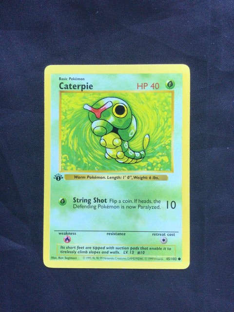 Caterpie (Base Set (1st Edition))