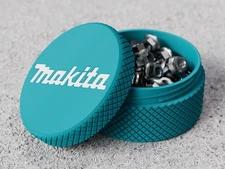 Makita Container 3.2" x 1.6" – Threaded Screw & Parts Storage Box 3D Printed