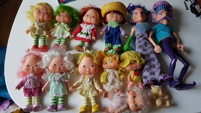 12 Puppen Emily Erdbeer Strawberry Shortcake 80er 1980s Figuren