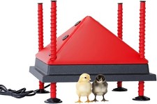 12x12'' Adjustable Heating Plate for Up to 20 Chicks - Safe  Energy-Efficient