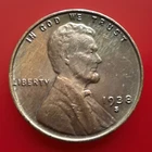 1938-S Lincoln Wheat Cent Penny Red-BU "Actual Coin Pictured" 716