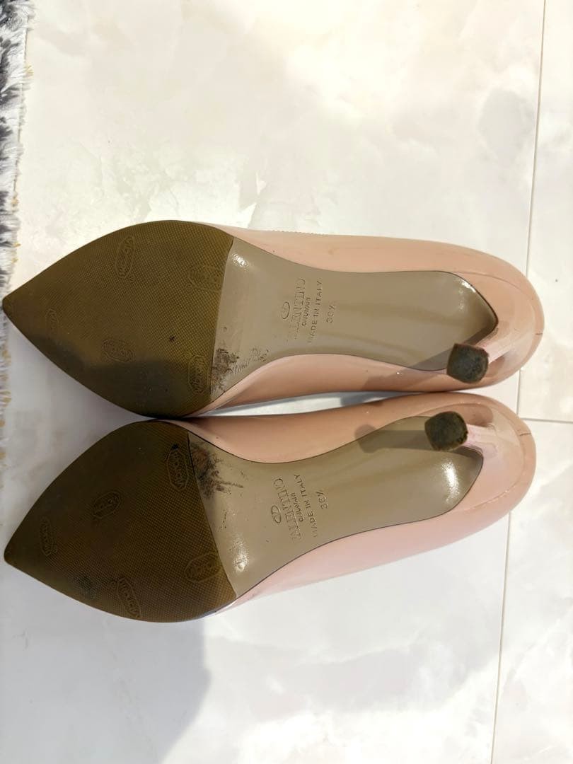 Valentino Garavani Pumps Heel Leather Pink Beige EU36.5/US6.5 116182c thumbnail 11