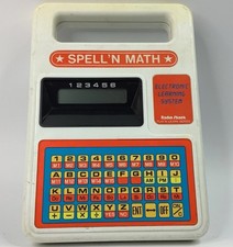 Spell 'N Math 60-1093 Radio Shack Electronic Early Childhood Educational WORKS