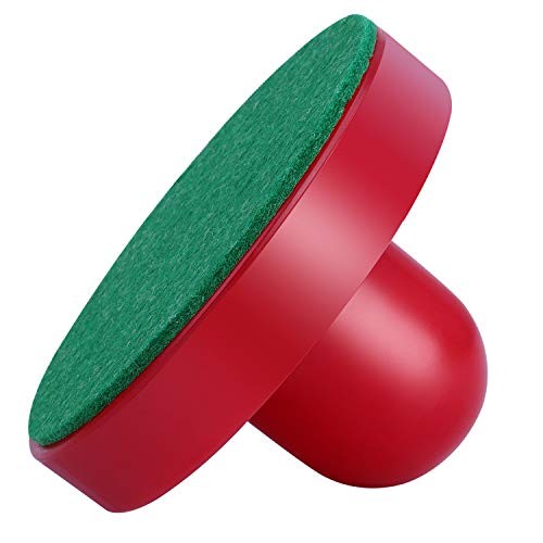  Air Hockey Accessories - Pushers, Pucks & Paddles (4 Pushers, 8 Red Red, Black
