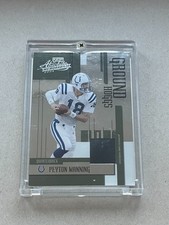 2004 Playoff Absolute Memorabilia Ground Hoggs PEYTON MANNING GH-20 SHOE /125