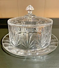 Royal Limited Cake Stand & Lid 24% Leaded Crystal Czech Republic