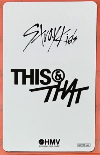 Stray Kids THIS & THAT HMV JAPAN Lucky draw Z limited Official Photo card - Bild 10 von 17
