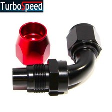 1Pcs 12AN AN12 Red 90 Degree Swivel Oil/Fuel/Gas Line Hose End Fitting Adapter