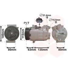 VAN WEZEL Kompressor Klimaanlage für Renault Trafic III Bus Master Opel