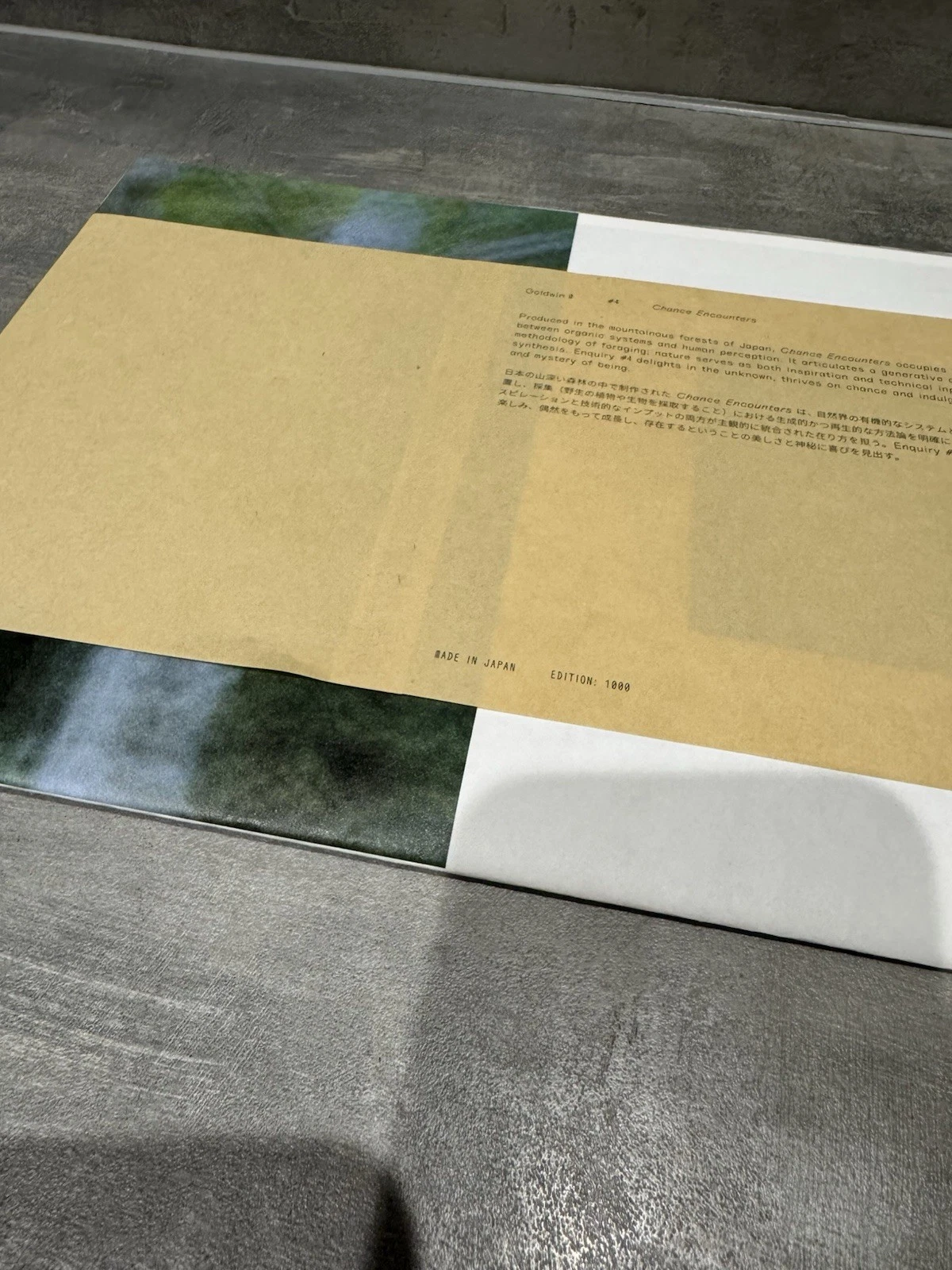 Goldwin 0 Enquiry #4 Chance Encounters Standalone Catalogue New 3