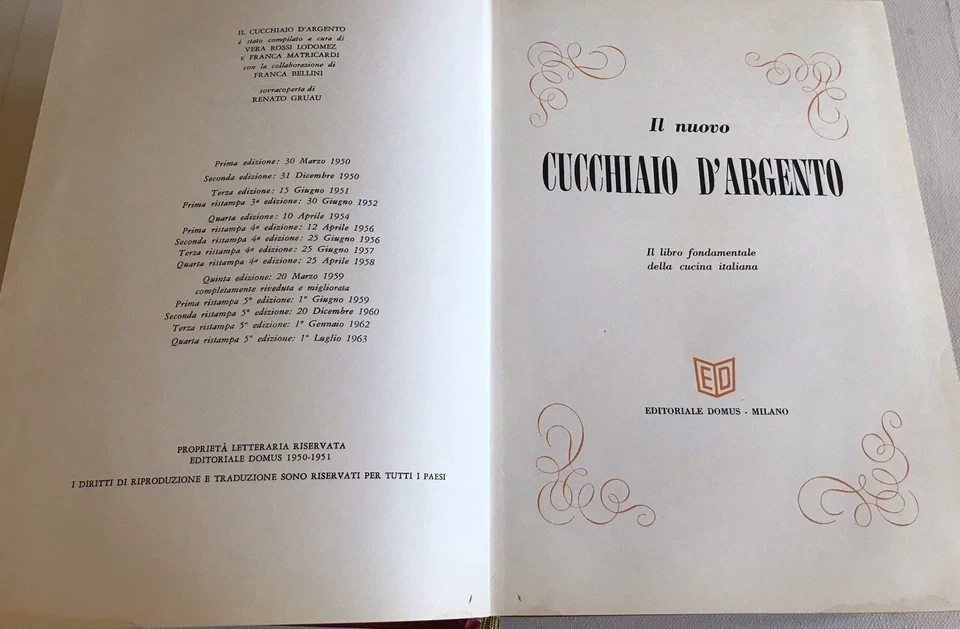 Il Nuovo Cucchiaio D’argento 1963  - Immagine 4 di 4