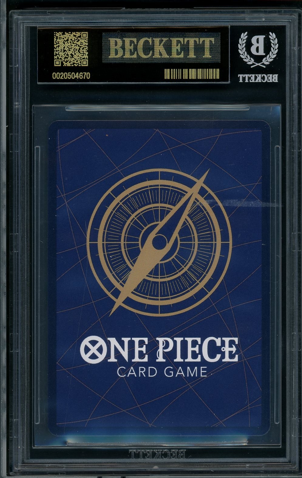 2026 ONE PIECE PROMOS JPN TONY.TONY.CHOPPER BGS 10 BLACK LABEL view 2