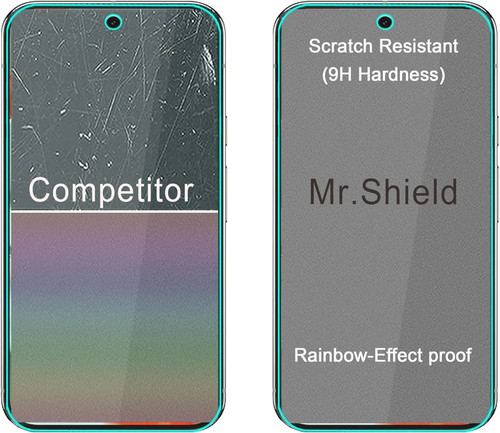 Mr.Shield Displayschutzfolie kompatibel mit Google Pixel 10 Pro XL / Pixel klar - Bild 5 von 6